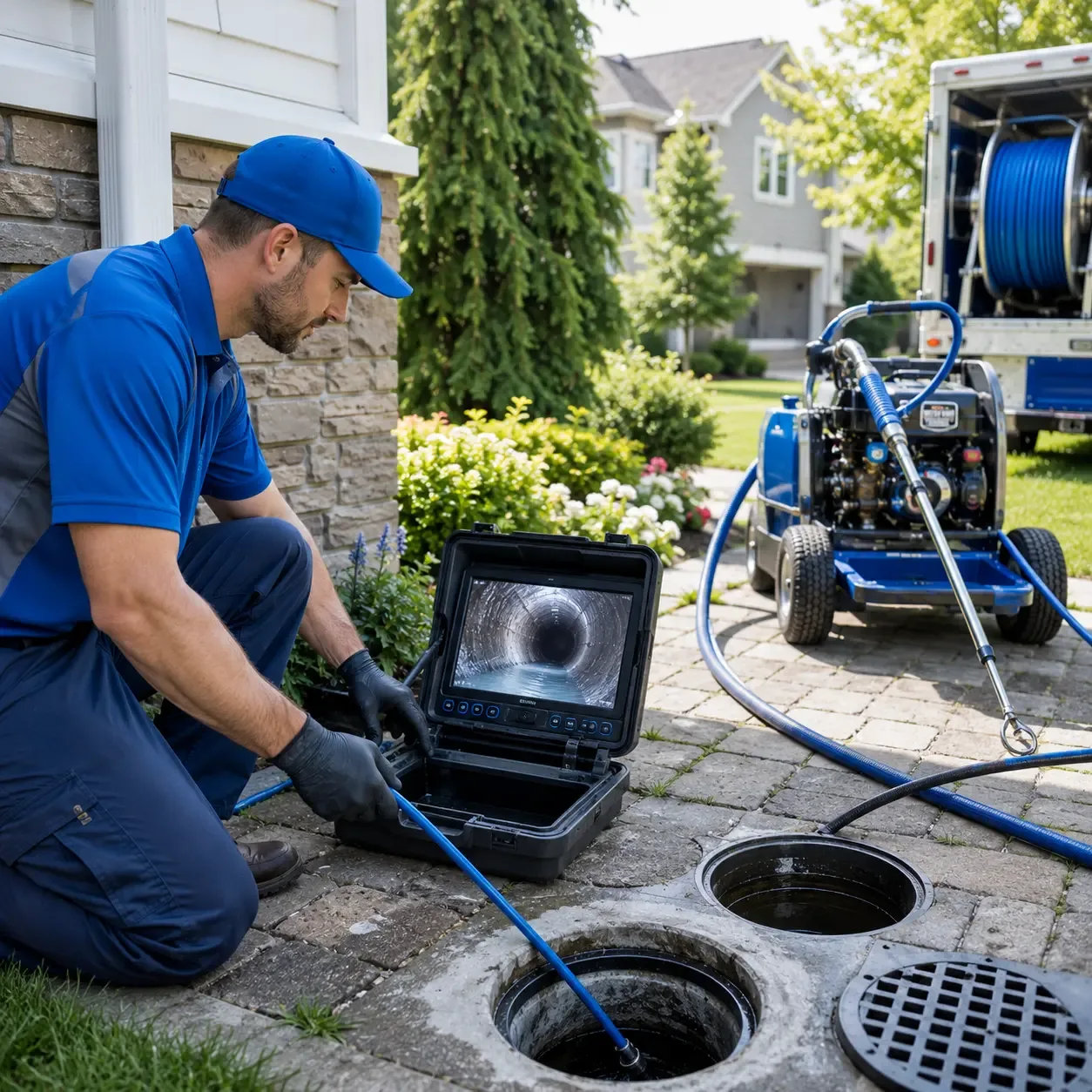 Outdoor drain cleaning professionals serving Broaddus, TX